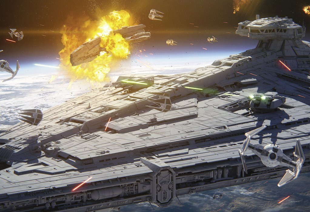 Star Wars The Mandalorian Space Fight