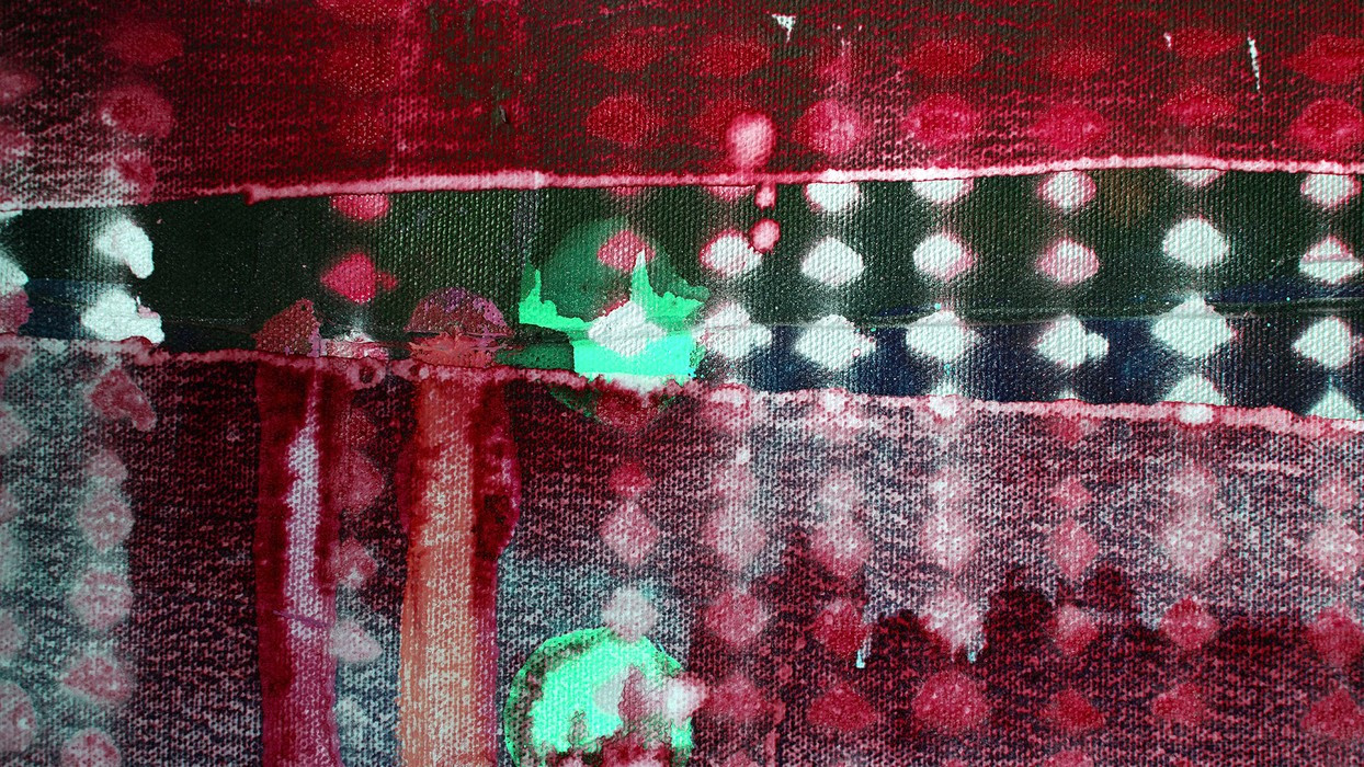Zigzag Spangling red-green