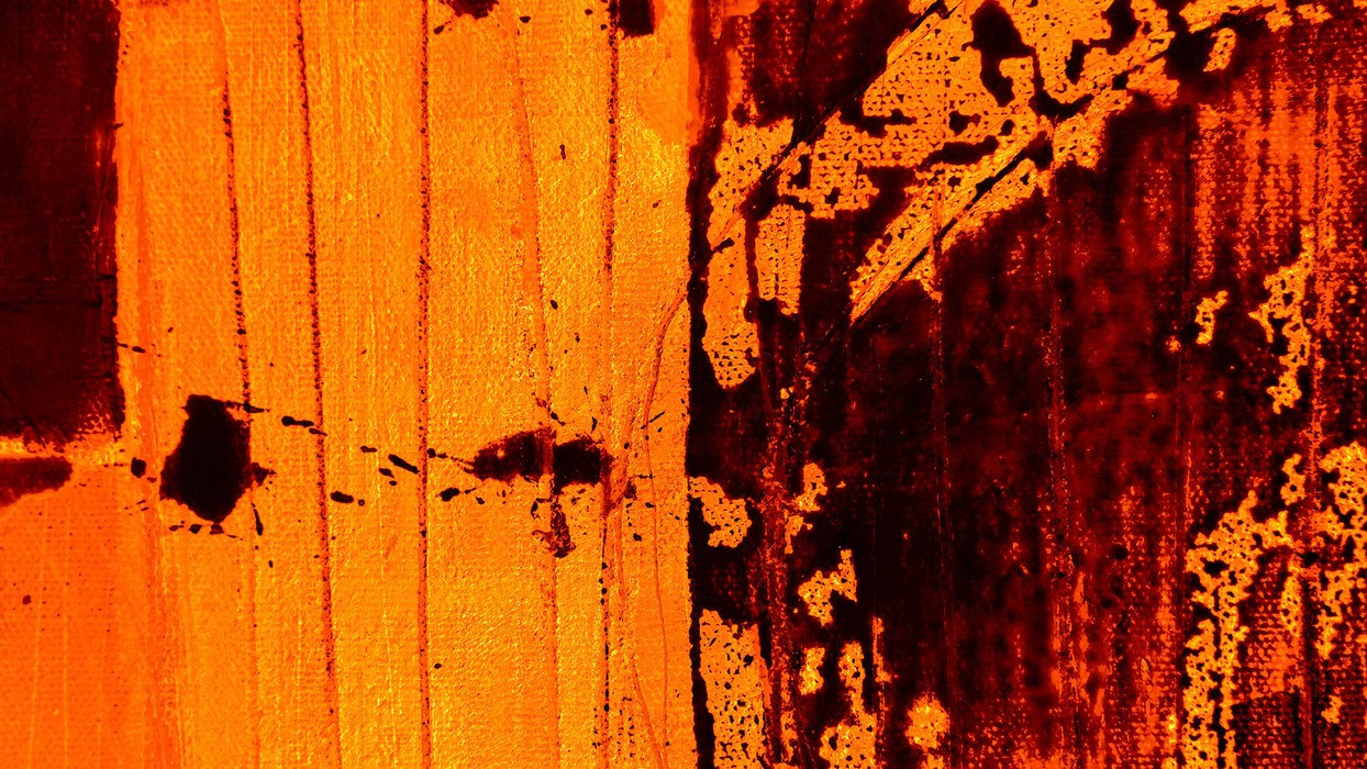 Bubbles Ascending orange
