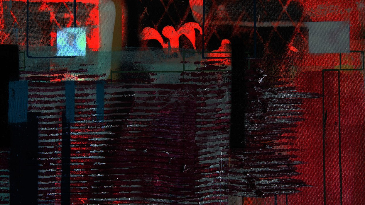 Rhombus Hiding black-red
