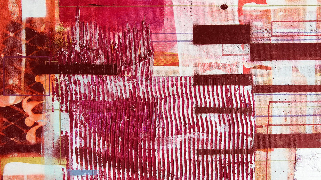 Fringe Upswept red