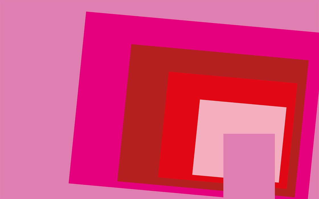 Blocking Oblique rose-red