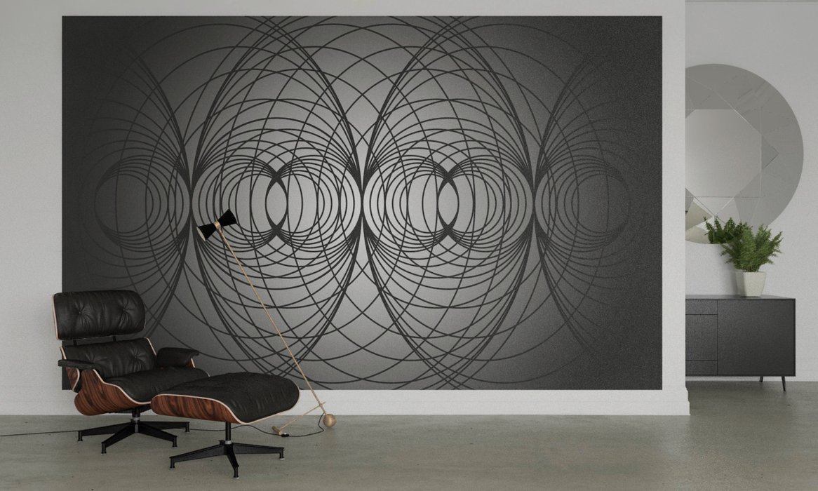 Infinite Glimpse Net black-grey-black