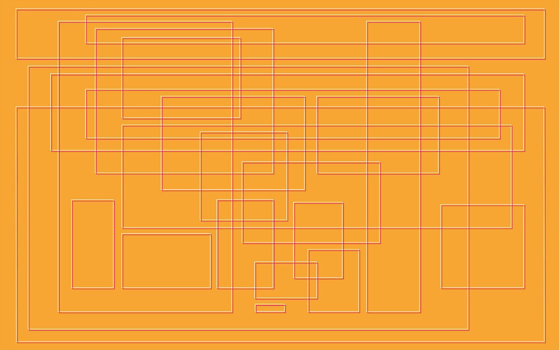 Mills Board Mondial whitepink-orange