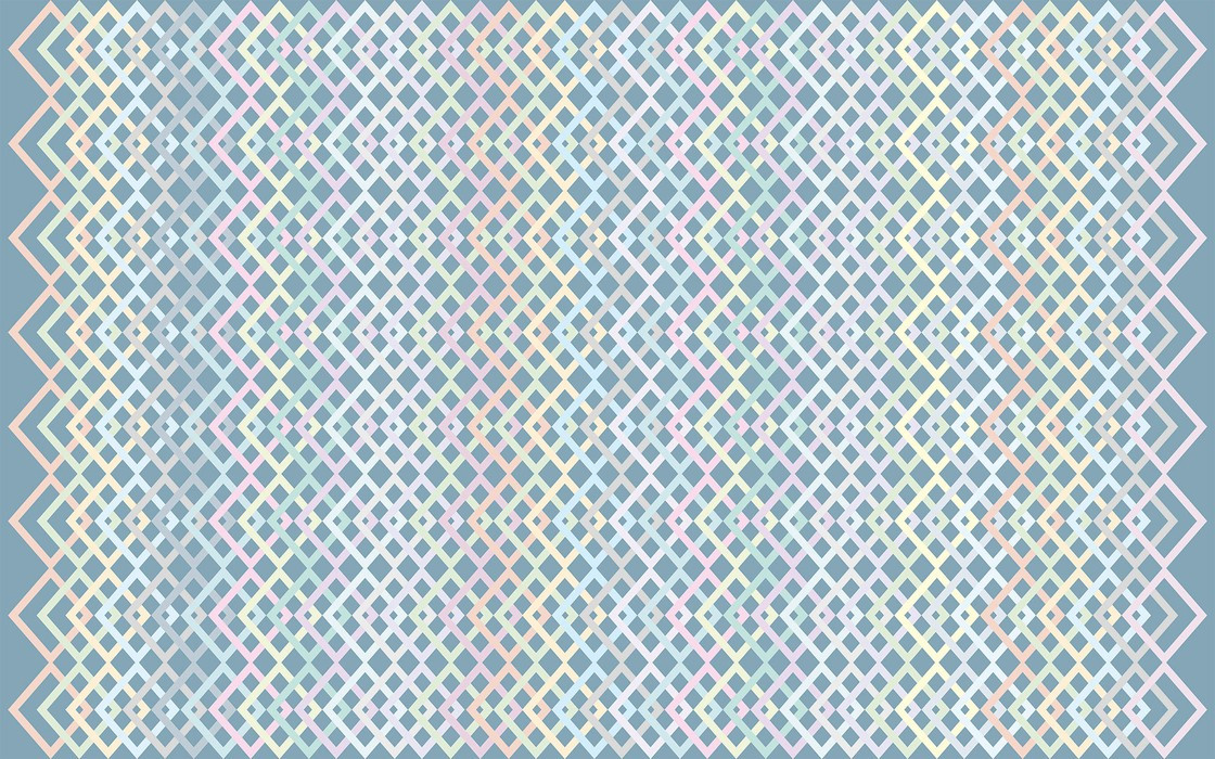 Structure Rhombus bleu-pastell