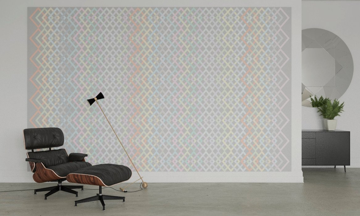 Structure Rhombus lightgrey-pastell