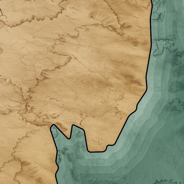 Old Travel Map