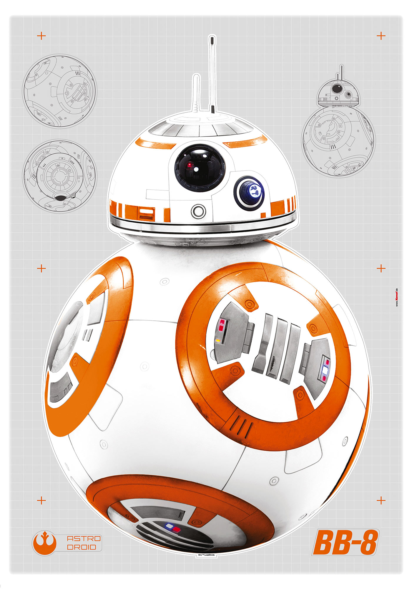 Star Wars BB-8 - BB-8 Wall Decal | Photomural.com