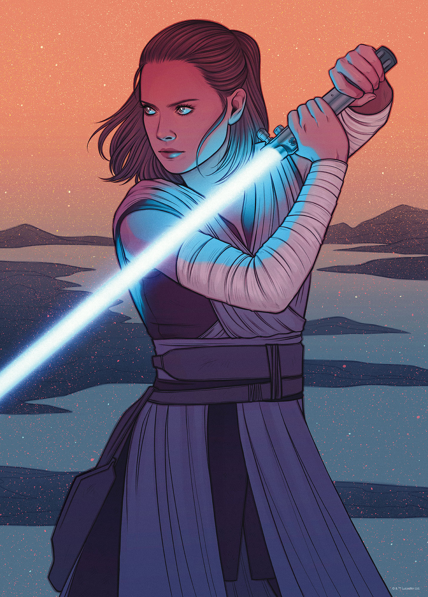 Star Wars Rey Skywalker - Rey Skywalker Wall Art | Photomural.com