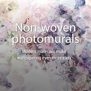 Non-woven photomurals
